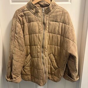 Free people quilted dolman jacket